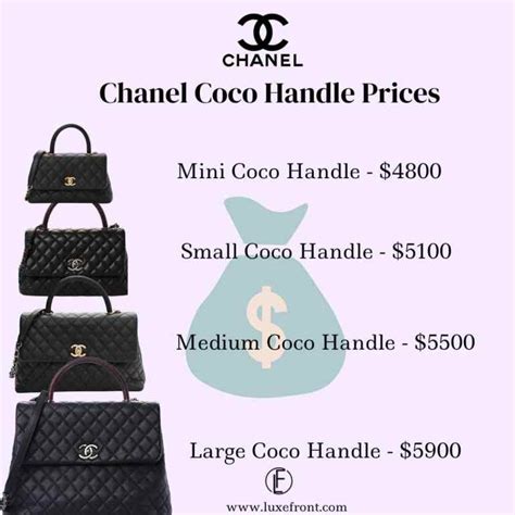 chanel coco handle price 2024|chanel coco handle small.